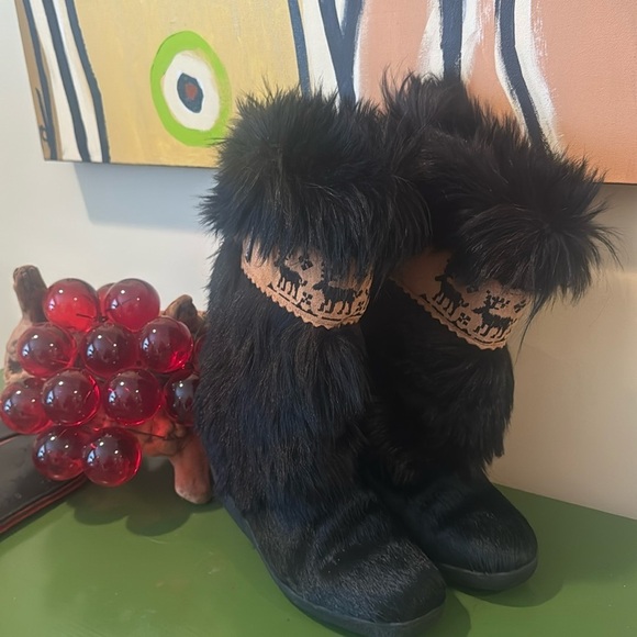 Tecnica Made in Italy Apres fur ski boots - Picture 1 of 8